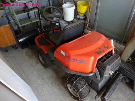 Used Husqvarna Rider 15-V2 ride-on lawn mower for Sale (Auction Premium) | NetBid Industrial Auctions
