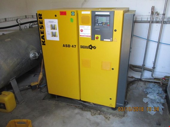 Used Kaeser ASD 47 screw compressor for Sale (Auction Premium) | NetBid Industrial Auctions