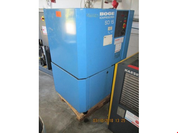 Used Boge SD 15 screw compressor for Sale (Auction Premium) | NetBid Industrial Auctions