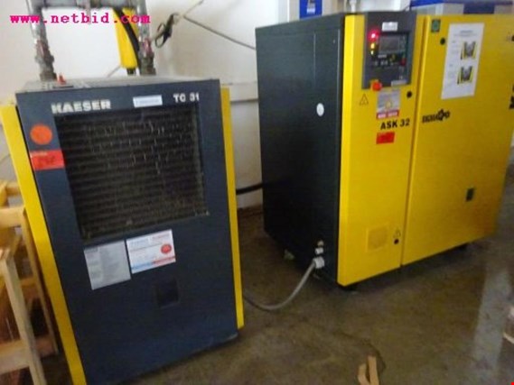 Used Kaeser ASK 32 Sigma screw compressor for Sale (Auction Premium) | NetBid Industrial Auctions