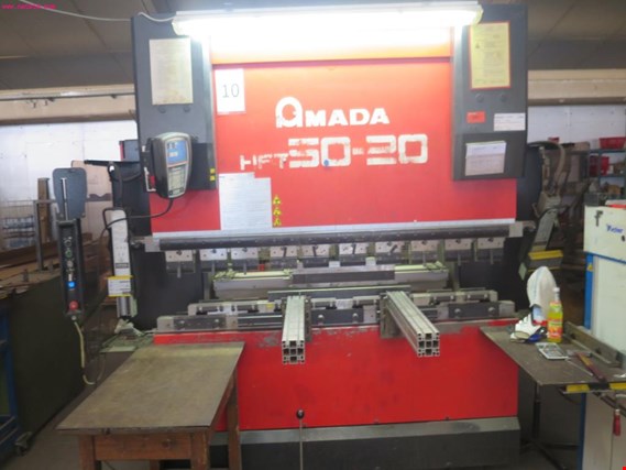 Used Amada HFT50-20 Hydraulic press brake (10) for Sale (Auction Premium) | NetBid Industrial Auctions
