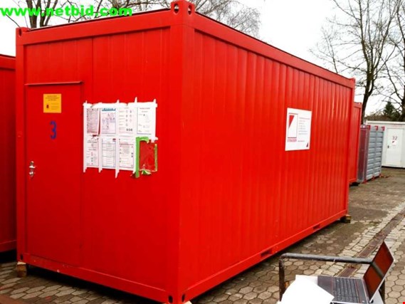 Used 20´ crew container (3) for Sale (Auction Premium) | NetBid Industrial Auctions