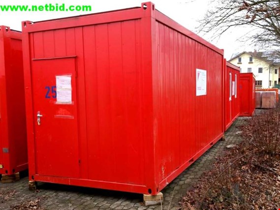 Used 20´ office container (25) for Sale (Auction Premium) | NetBid Industrial Auctions
