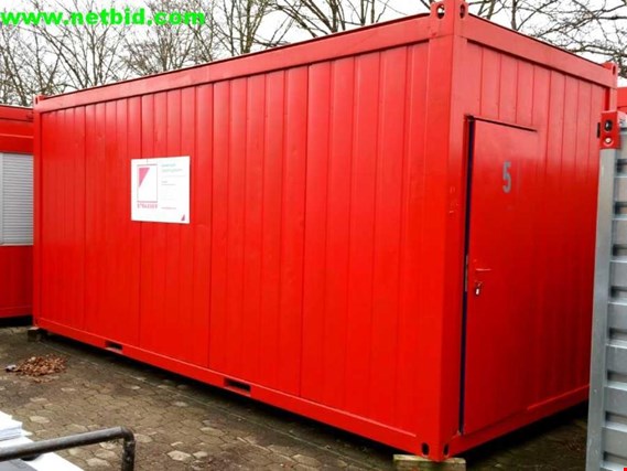 Used 20´ office/accommodation container (5) for Sale (Auction Premium) | NetBid Industrial Auctions