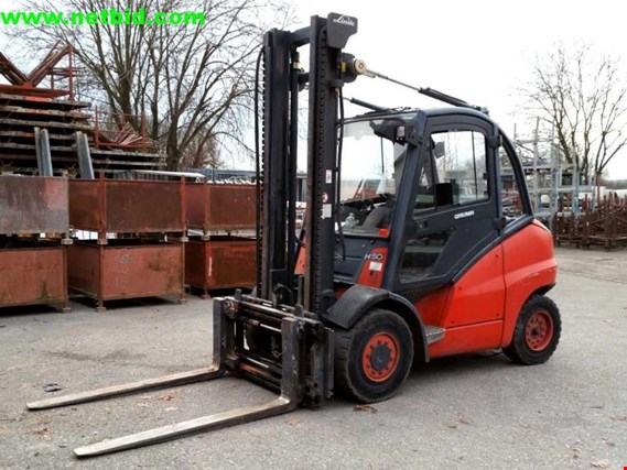 Used Linde H50D Diesel forklift truck for Sale (Auction Premium) | NetBid Industrial Auctions