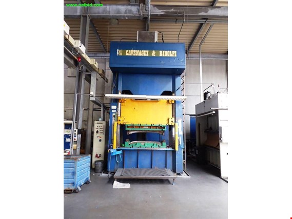 Used Cavenaghi & Ridolfi 250TCN.1ED hydraulic press - please note: conditional sale for Sale (Trading Premium) | NetBid Industrial Auctions