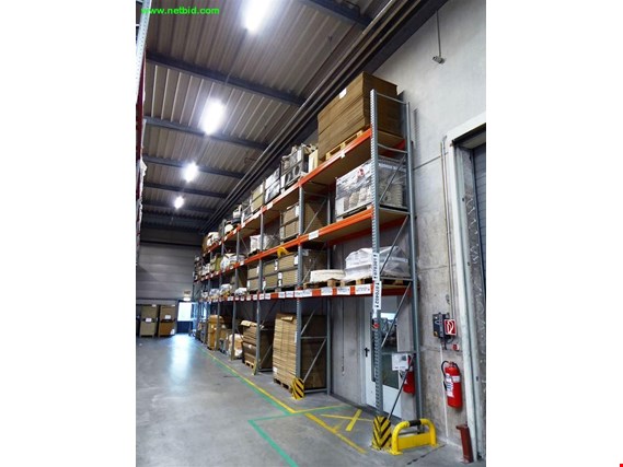 Used 130 lfm. pallet shelf - please note: conditional sale for Sale (Trading Premium) | NetBid Industrial Auctions