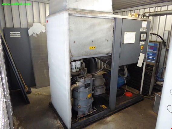 Used Atlas Copco GA75FF screw compressor - please note: conditional sale/late release: 19.12.18 for Sale (Trading Premium) | NetBid Industrial Auctions