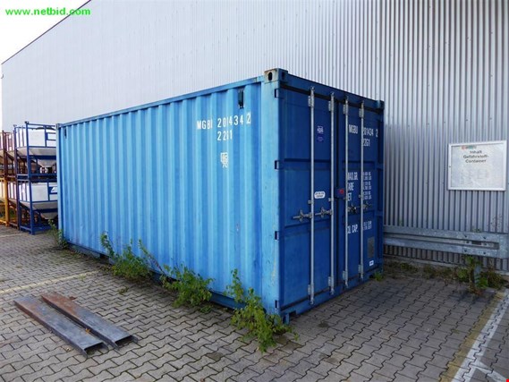 Used CIMC 20´ sea container for Sale (Auction Premium) | NetBid Industrial Auctions