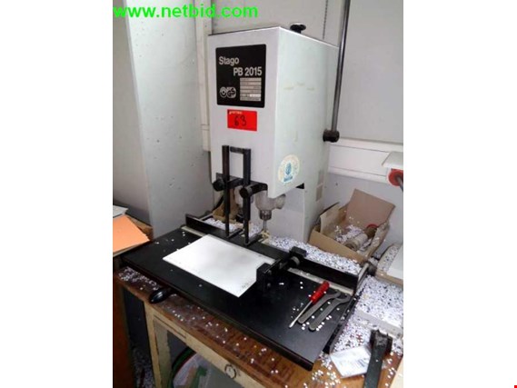 Used Stago PB 2015 Paper drilling machine for Sale (Trading Premium) | NetBid Industrial Auctions