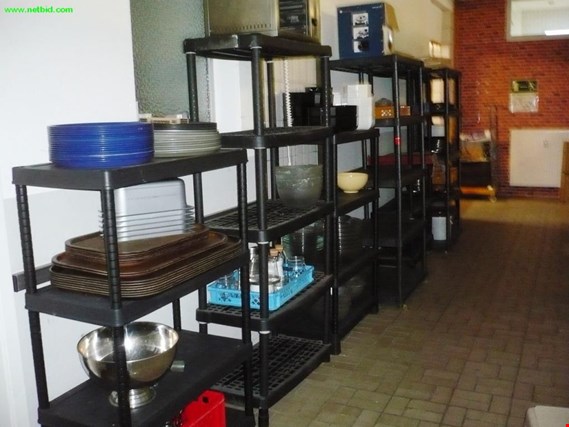Used 9 Plastic plug-in shelving elements for Sale (Trading Premium) | NetBid Industrial Auctions
