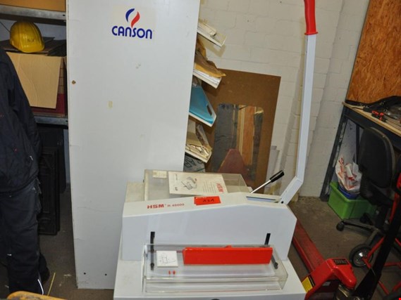 Used HSM R 48000 Paper cutting machine for Sale (Auction Premium) | NetBid Industrial Auctions