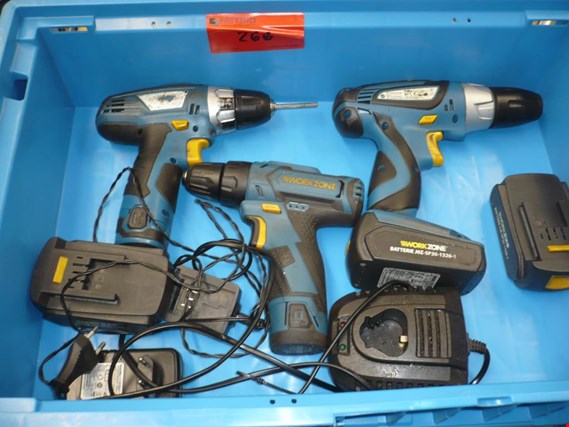 Used Workzone 3 Cordless screwdriver for Sale (Auction Premium) | NetBid Industrial Auctions