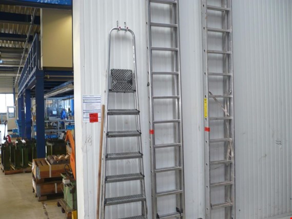 Used Aluminum combination ladder for Sale (Auction Premium) | NetBid Industrial Auctions