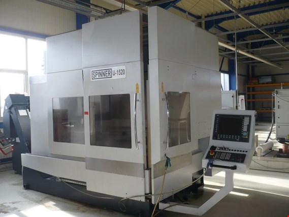 Used Spinner U5-1520 CNC vertical processing centre for Sale (Online Auction) | NetBid Industrial Auctions