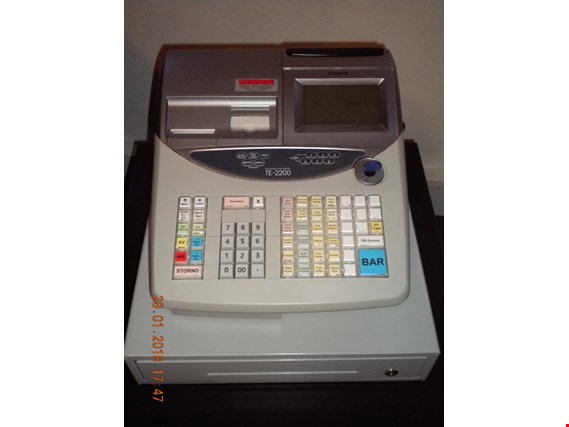 Used Casio TE 2200 cash register (reconditioned) for Sale (Trading Premium) | NetBid Industrial Auctions