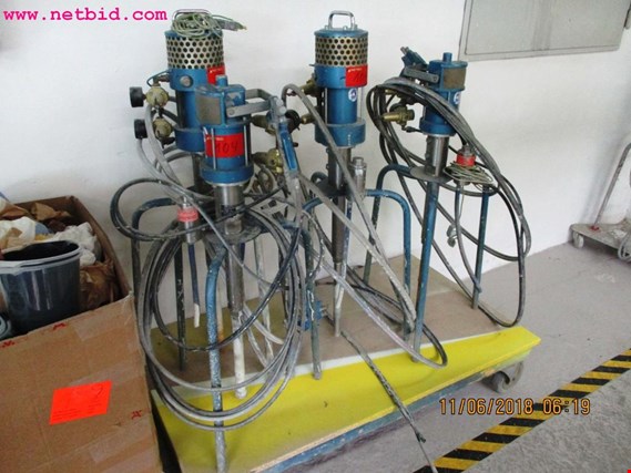Used WIWA 6 Paint piston pumps for Sale (Trading Premium) | NetBid Industrial Auctions