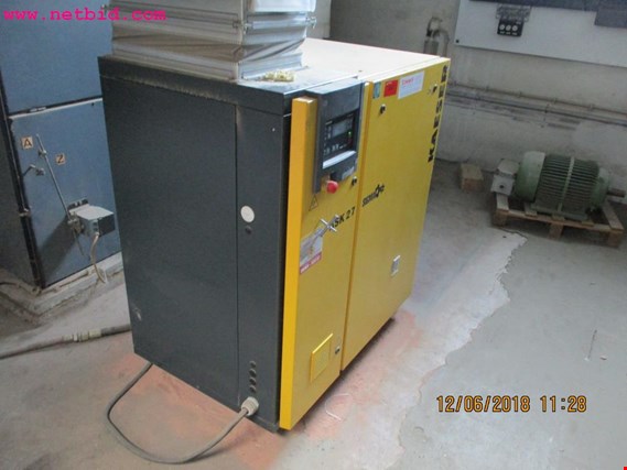 Used Kaeser ASK27 Screw compressor for Sale (Auction Premium) | NetBid Industrial Auctions