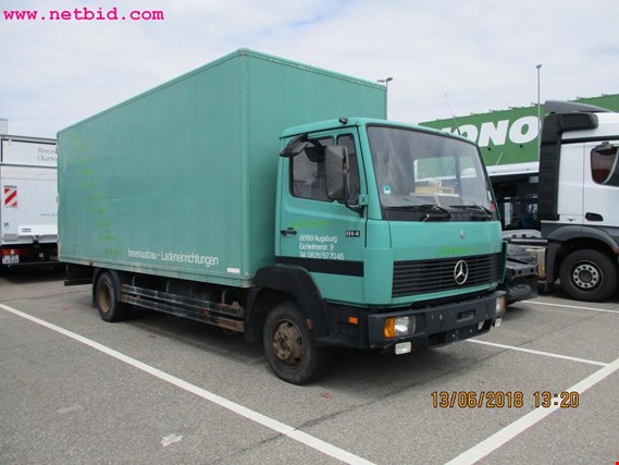 Used Mercedes-Benz 814 Koffer Truck for Sale (Auction Premium) | NetBid Industrial Auctions