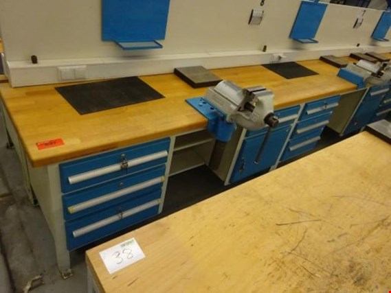 Used Garant 2 Workbenches for Sale (Auction Premium) | NetBid Industrial Auctions