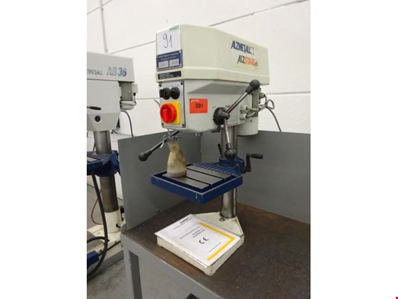Used Alzmetall Alzstar 15/S 1604-T/S Bench drill for Sale (Auction Premium) | NetBid Industrial Auctions