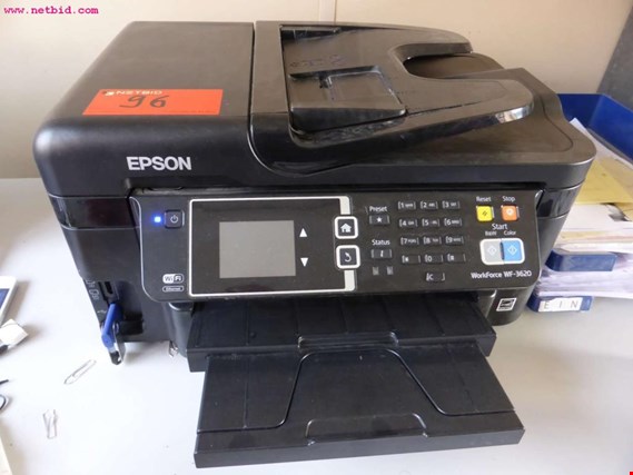 Used Epson WF3620 Inkjet printer for Sale (Auction Premium) | NetBid Industrial Auctions