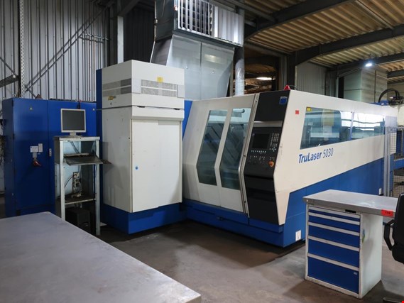 Used Trumpf TruLaser 5030 CNC laser cutting machine for Sale (Trading Premium) | NetBid Industrial Auctions