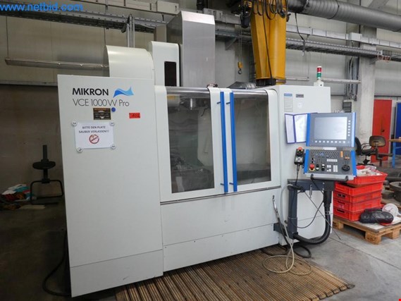 Used Mikron VC1000W Pro CNC machining center for Sale (Trading Premium) | NetBid Industrial Auctions