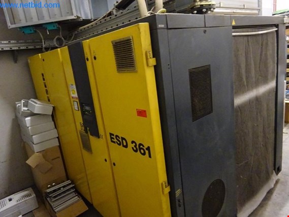 Used Kaeser ESD361 Screw Compressor for Sale (Online Auction) | NetBid Industrial Auctions