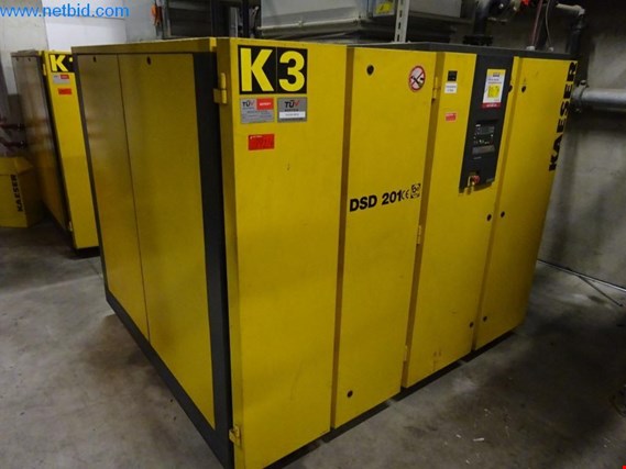 Used Kaeser DSD201 Screw Compressor for Sale (Online Auction) | NetBid Industrial Auctions