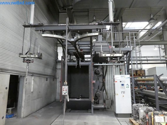 Used Rösler RHBE11/16-L Centrifugal wheel continuous blasting machine for Sale (Online Auction) | NetBid Industrial Auctions