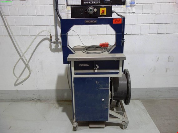 Used Mosca RO-111 Automatic plastic strapping machine for Sale (Trading Premium) | NetBid Industrial Auctions