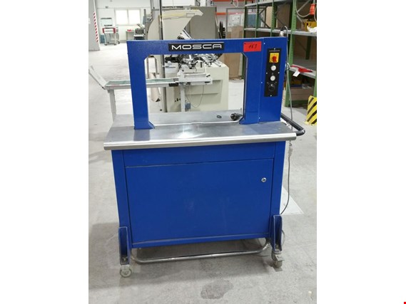 Used Mosca ROMP4 Automatic plastic strapping machine for Sale (Auction Premium) | NetBid Industrial Auctions