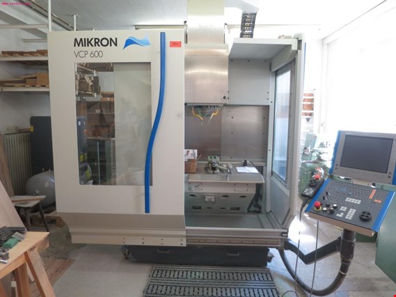 Used Mikron VCP 600 CNC Vertical Machining Center for Sale (Auction Premium) | NetBid Industrial Auctions