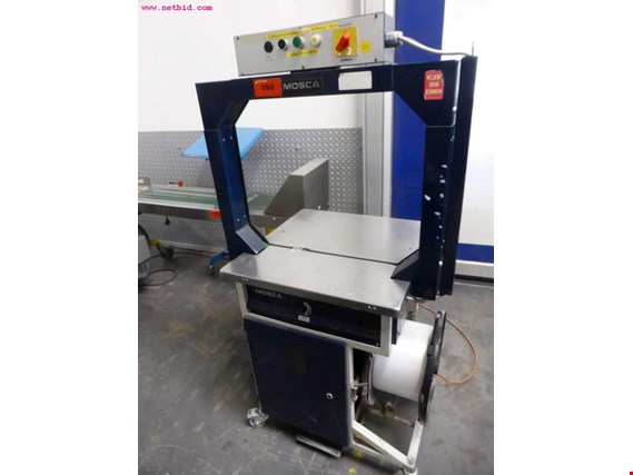 Used Mosca RO-M strapping machine for Sale (Auction Premium) | NetBid Industrial Auctions