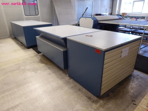Used 3 drawing deposit tables for Sale (Auction Premium) | NetBid Industrial Auctions