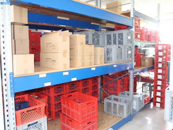 Used Bito P3 ca. 25 lfm. Heavy-duty pallet racking for Sale (Auction Premium) | NetBid Industrial Auctions