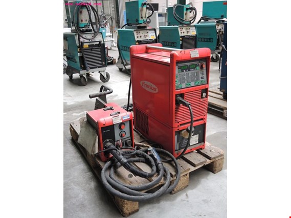 Used Fronius Trans Puls Synergic 4000 inert gas welding set #17 for Sale (Auction Premium) | NetBid Industrial Auctions