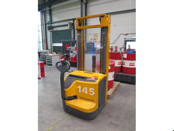 Used Jungheinrich EJC 216 electr. hand-guided lift truck (int. no. 145) #495 for Sale (Auction Premium) | NetBid Industrial Auctions
