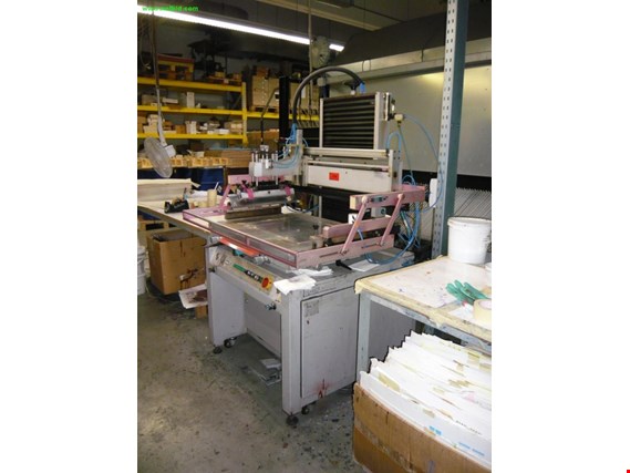 Used Atma AT-750H/E semi-automatic screen printing table for Sale (Auction Premium) | NetBid Industrial Auctions