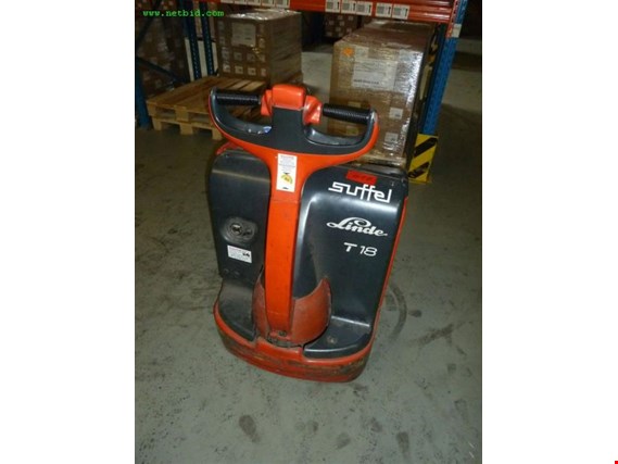 Used Linde T 18 Electric pallet truck for Sale (Trading Premium) | NetBid Industrial Auctions