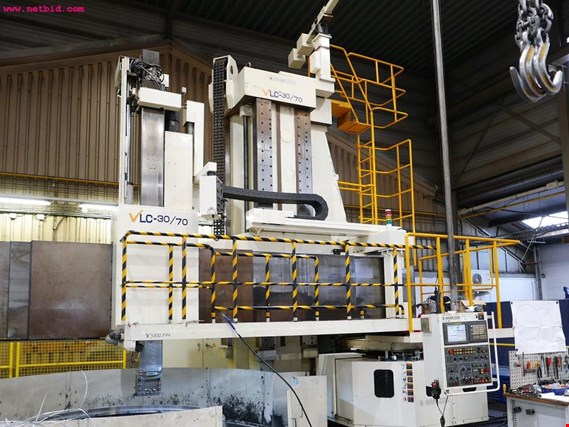Used Hankook VLC-30/70 E CNC Opensided Vert. Turning Lathe w/ C-axis - Available from February 2019 - Subject to Prior Sale for Sale (Auction Premium) | NetBid Industrial Auctions