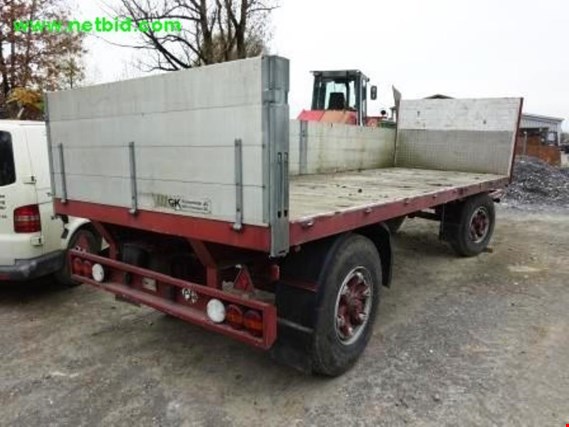 Used Grünenfelder Kriessern LA12 2-axle turntable trailer for Sale (Trading Premium) | NetBid Industrial Auctions