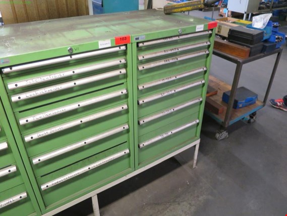 Used 2 Telescopic drawer cabinets (4 + 5) for Sale (Auction Premium) | NetBid Industrial Auctions