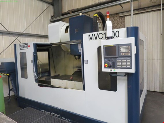 Used Spinner MVC 1600 CNC machining center for Sale (Trading Premium) | NetBid Industrial Auctions