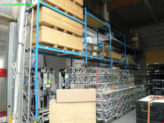 Used 2 Pallet racking - Attention: delayed release for Sale (Auction Premium) | NetBid Industrial Auctions
