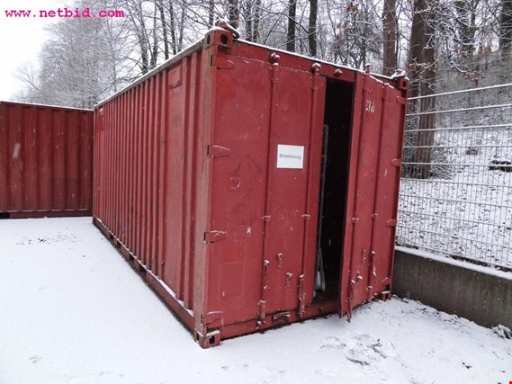 Used 2 20´ sea container for Sale (Auction Premium) | NetBid Industrial Auctions