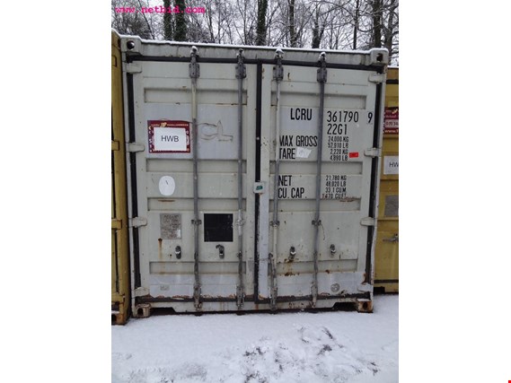 Used 2 20´ sea container for Sale (Auction Premium) | NetBid Industrial Auctions
