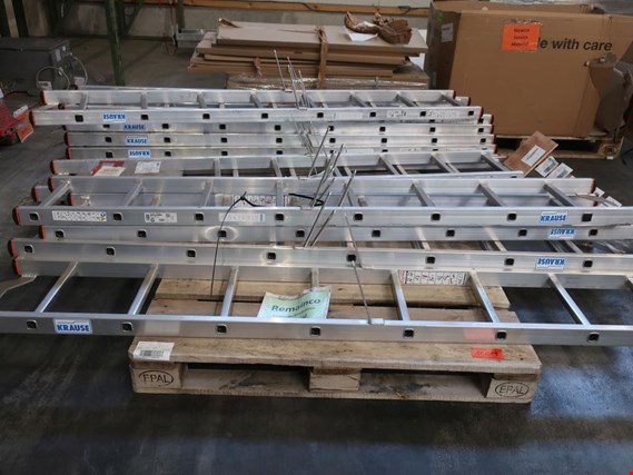 Used Krause 20 aluminium ladders - machine carrier, tower 3.XM for Sale (Online Auction) | NetBid Industrial Auctions