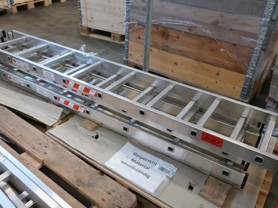 Used Hailo ALO-72MA 5 aluminium ladders - machine carrier, tower 3.XM for Sale (Online Auction) | NetBid Industrial Auctions